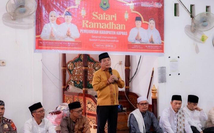 Safari Ramadan di Kapuas Murung, Bupati Kapuas Tinjau Jembatan Bumi Rahayu–Basuta Raya