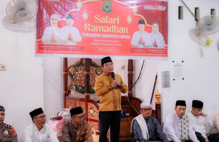 Safari Ramadan di Kapuas Murung, Bupati Kapuas Tinjau Jembatan Bumi Rahayu–Basuta Raya