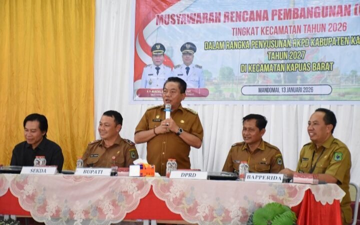 Bupati Kapuas Hadiri Musrenbang Kapuas Barat