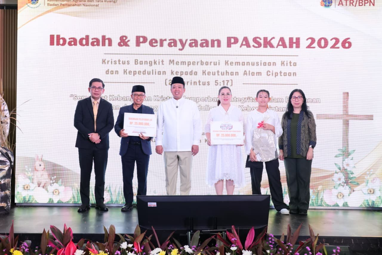 Paskah di Lingkungan ATR/BPN Jadi Momentum Bangkitkan Semangat Pelayanan dan Kepedulian