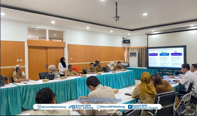 BPN Kalteng Dorong Perencanaan Matang Sekolah Nasional Terintegrasi
