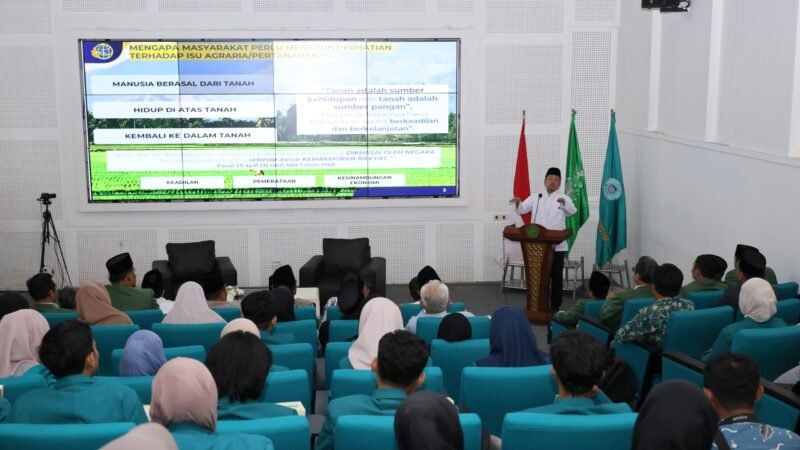 Menteri ATR/BPN Nusron Wahid Dorong Reformasi Distribusi Tanah Saat Kuliah Umum di UNWAHAS