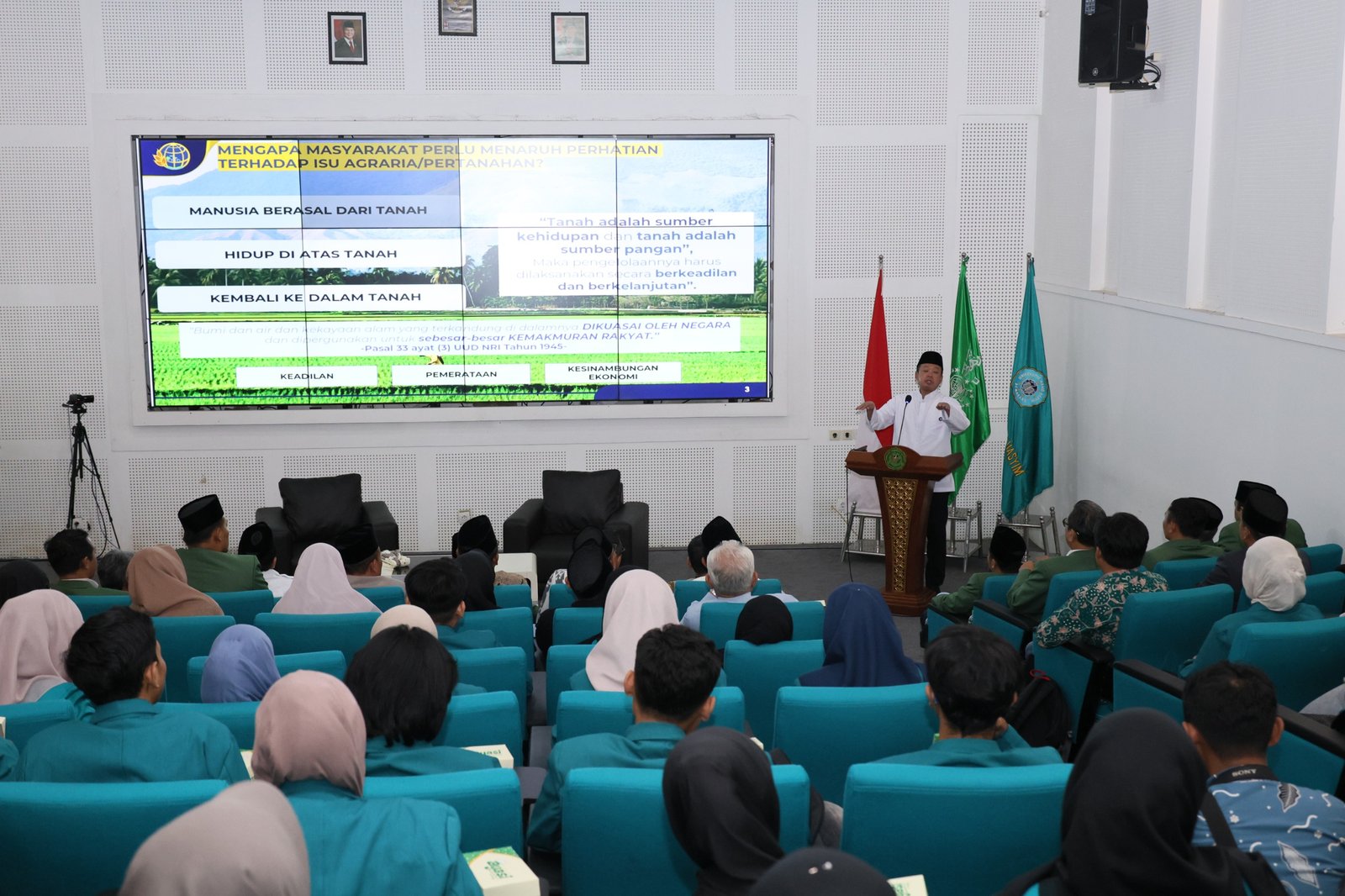 Menteri ATR/BPN Nusron Wahid Dorong Reformasi Distribusi Tanah Saat Kuliah Umum di UNWAHAS