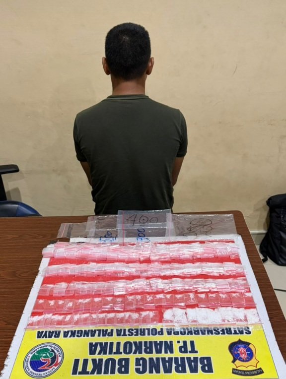 Polresta Amankan Pria 35 Tahun & 481 Paket Sabu Seberat 195,89 Gram