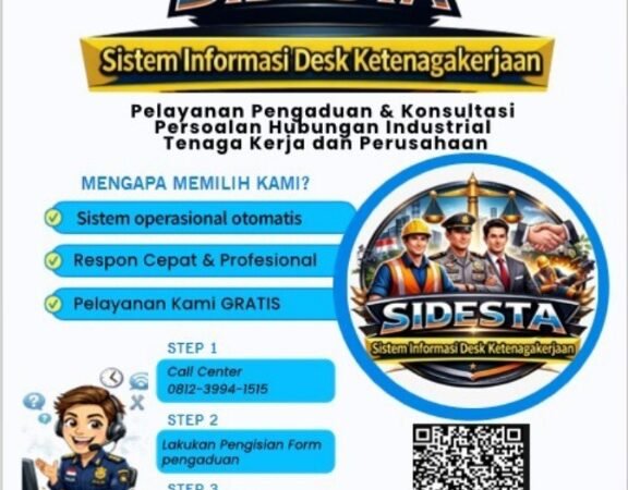 Polda Kalteng Luncurkan “SIDESTA”, Layanan Pengaduan Ketenagakerjaan