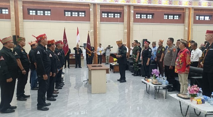 Dandim 1016/Plk Hadiri Pelantikan dan Pengukuhan Batamad Kota Palangka Raya