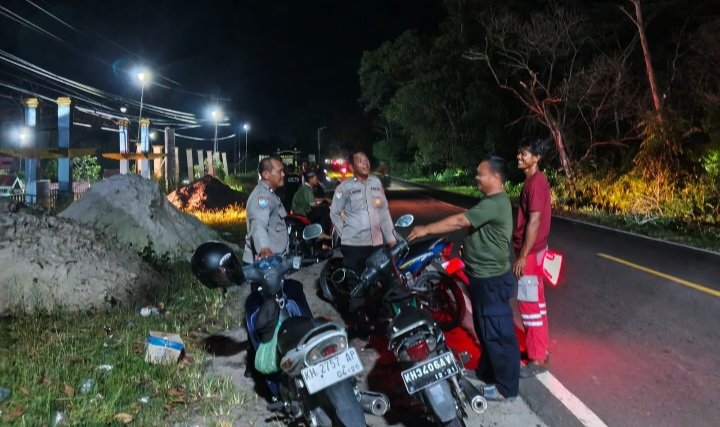 Cegah Balapan Liar, Polsek Sabangau Gelar Patroli Harkamtibmas