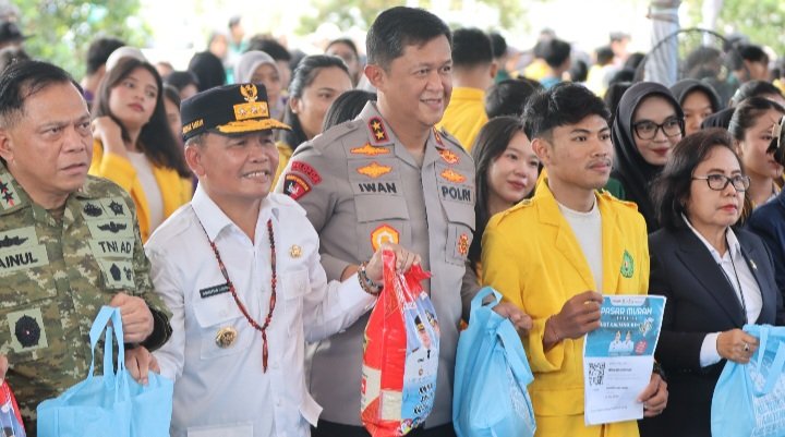 Kapolda Apresiasi Pasar Murah Spesial HUT ke-69 Kalteng untuk Bantu Masyarakat & Mahasiswa