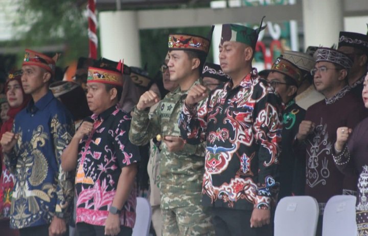 Dandim 1016/Plk Hadiri Upacara Peringatan HUT Ke-69 Kalteng