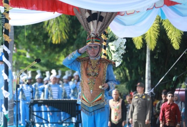 Gubernur Pimpin Upacara Hari Jadi ke-69 Kalteng, Momentum Memperkuat Kemandirian