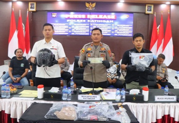 Polres Katingan Ungkap Empat Kejahatan 3C & Tangkap Empat Tersangka