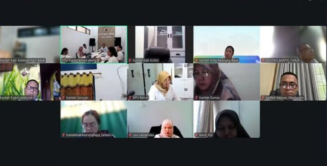 Evaluasi Ketatausahaan BPN Kalteng Diperkuat, Kinerja dan Serapan Anggaran Jadi Sorotan