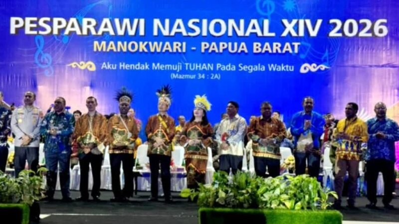 Kontingen Kalteng Raih 11 Emas dan 1 Perak di Pesparawi Nasional XIV Manokwari