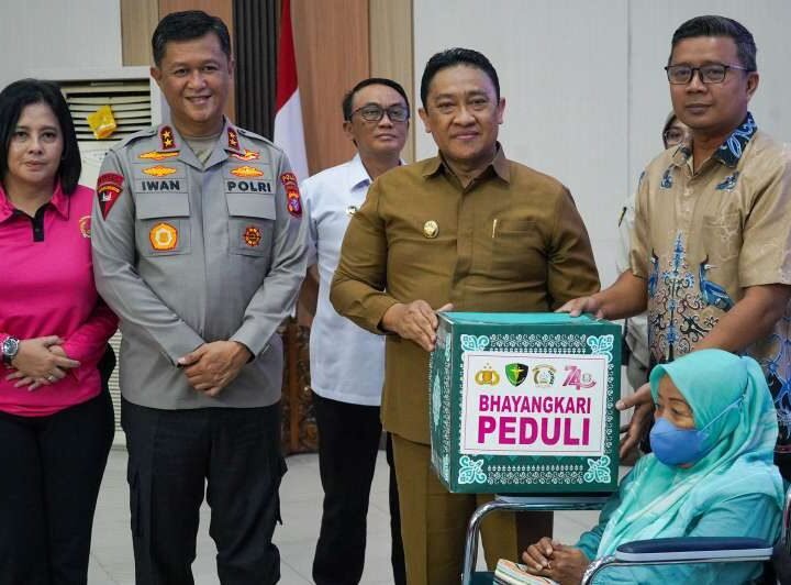 Wagub Edy Pratowo Hadiri Puncak Bakti Kesehatan Hari Bhayangkara ke-80