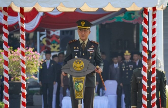 Dandim 1016/Plk Pimpin Upacara Peringatan Hari Lahir Pancasila