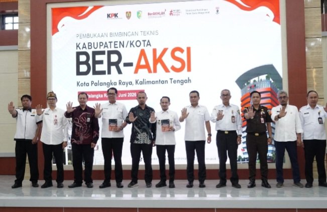 Pemprov Kalteng Dukung Pencalonan Palangka Raya sebagai Percontohan Kabupaten-Kota Antikorupsi 2026