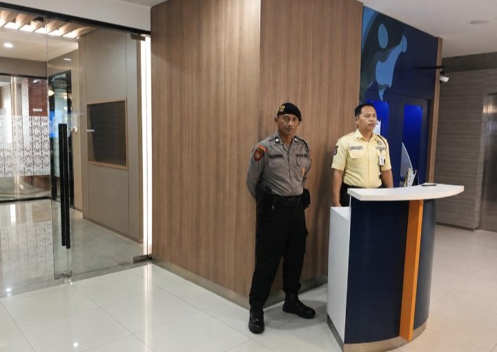Satpamobvit Polresta Palangka Raya Ciptakan Rasa Aman di Perbankan