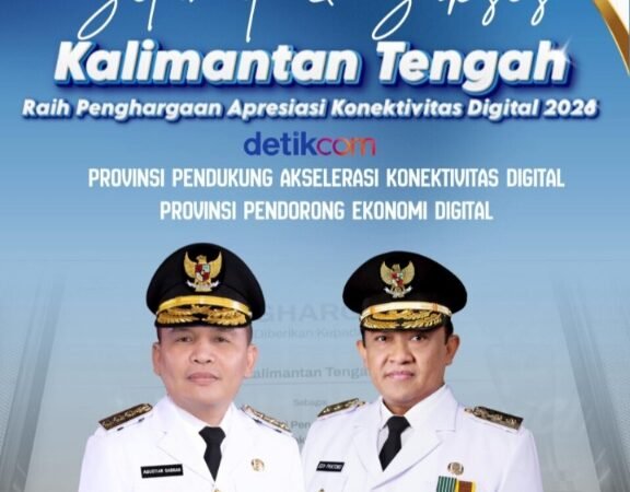 Kalteng Raih Dua Nominasi Nasional dalam Apresiasi Konektivitas Digital 2026