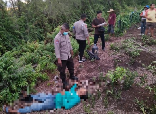 Polsek Sabangau Tangani Penemuan Mayat di Kebun Buah Kalampangan