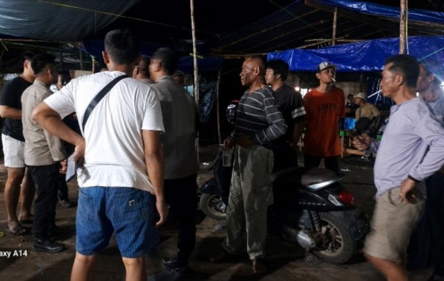 Patroli Polsek Sabangau Menindaklanjuti Laporan Warga Terkait Dugaan Perjudian di Acara Tiwah