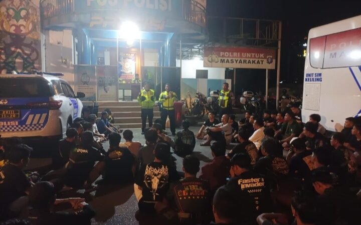 Satlantas Polresta Palangka Raya Rangkul Komunitas Otomotif, Gaungkan Tertib Berlalu Lintas