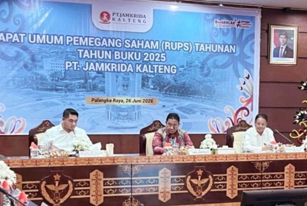 Wagub Edy Pratowo Hadiri Rapat Umum Pemegang Saham Tahunan PT Jamkrida Kalteng