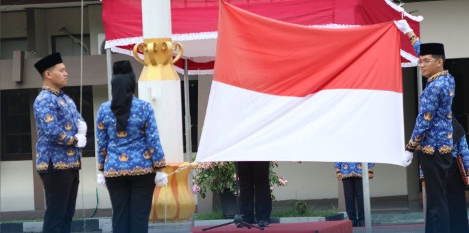 Peringati Hari Lahir Pancasila, BPN Kalteng Teguhkan Komitmen Pelayanan Publik Berintegritas