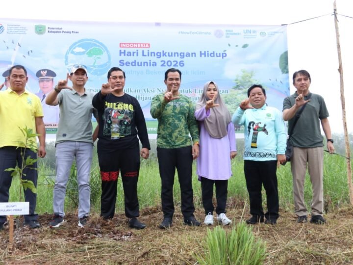 Hari Lingkungan Hidup Sedunia, Bupati Pulang Pisau Tanam Pohon di Rest Area