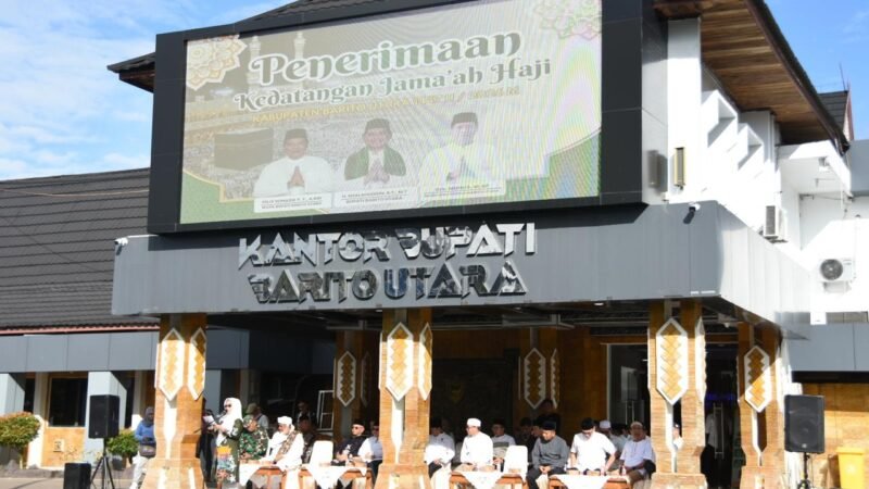 Pemkab Barito Utara Sambut Kepulangan 110 Jemaah Haji, Seluruhnya Dilaporkan Sehat