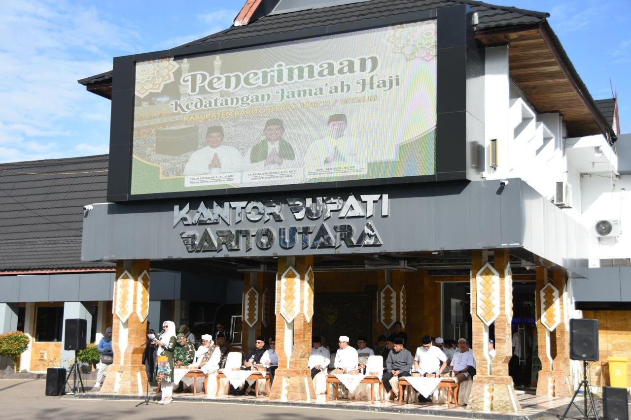 Pemkab Barito Utara Sambut Kepulangan 110 Jemaah Haji, Seluruhnya Dilaporkan Sehat