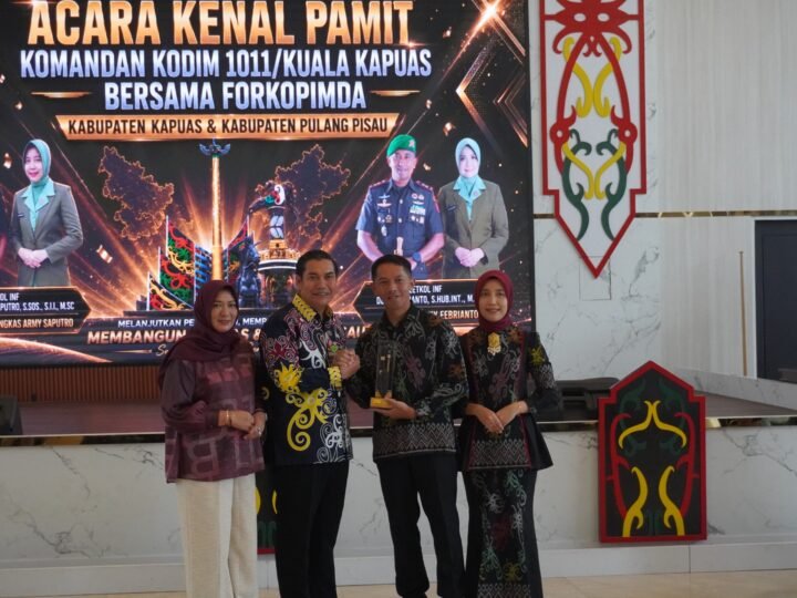 Pisah Sambut Dandim 1011/KLK, Wabup Pulang Pisau Titip Pesan Jaga Sinergi untuk Daerah