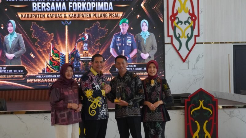 Pisah Sambut Dandim 1011/KLK, Wabup Pulang Pisau Titip Pesan Jaga Sinergi untuk Daerah