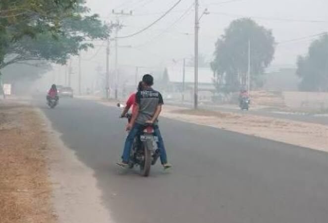 Antisipasi Kabut Asap, Pemko Palangka Raya Wajibkan Penggunaan Masker di Sekolah