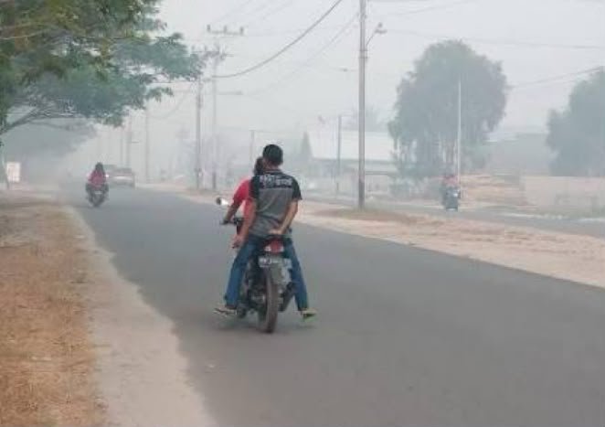 Antisipasi Kabut Asap, Pemko Palangka Raya Wajibkan Penggunaan Masker di Sekolah