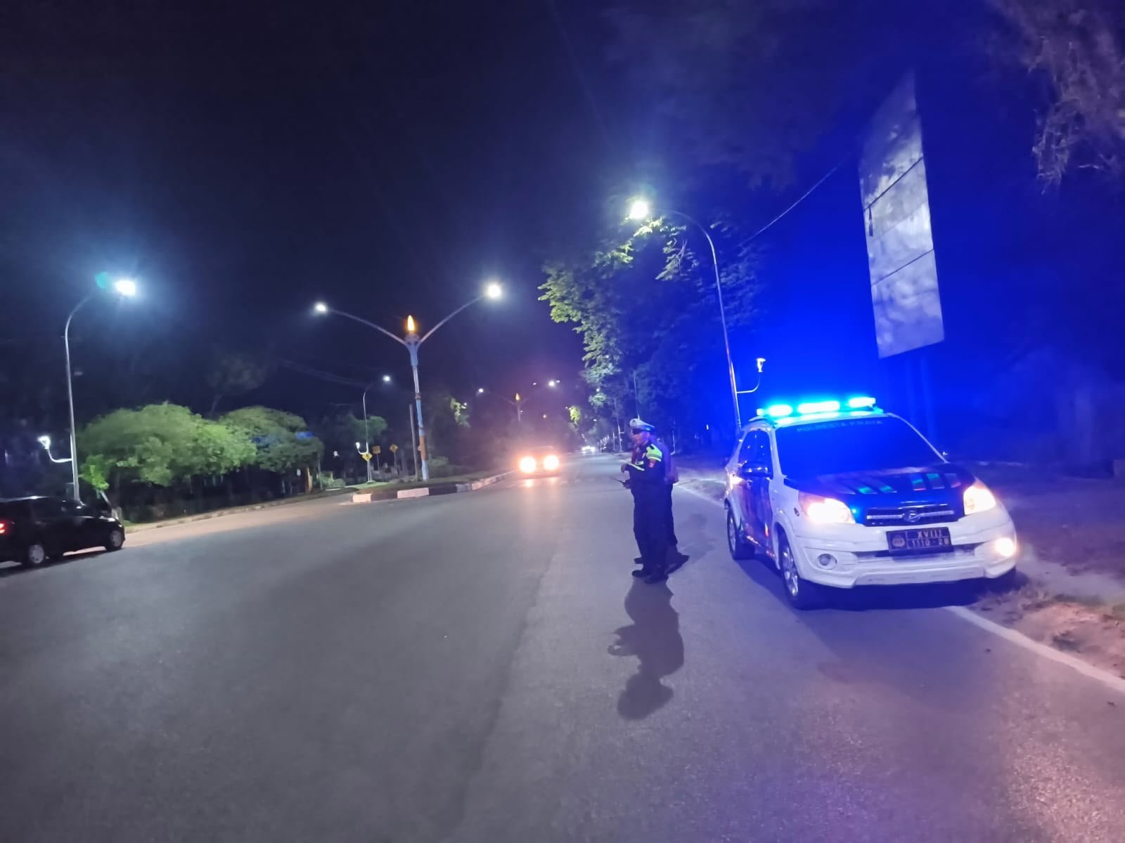Patroli Malam Digelar, Polresta Palangka Raya Amankan dari Aksi Balapan Liar