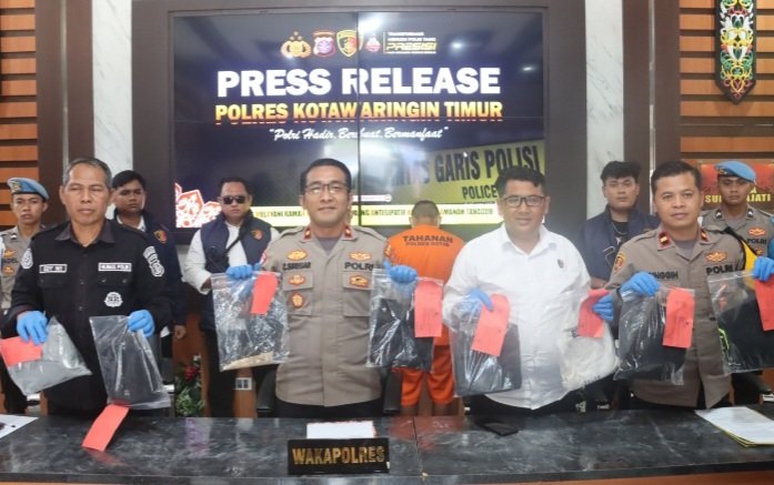 Polres Kotim Ungkap Kasus Pembunuhan & Pengeroyokan di Mentaya Hulu, Dua Pemuda Ditangkap