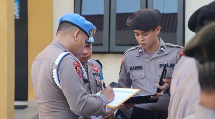 Cegah Sejak Dini Pelanggaran, Sipropam Polresta Lakukan Waspers saat Apel Satfung