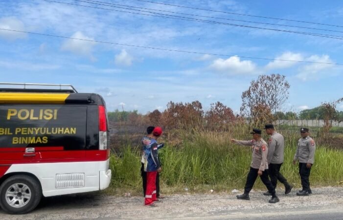 Satgas Preemtif Operasi Bina Karuna Polresta Patroli ke Titik Rawan Karhutla