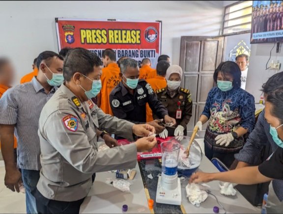 Satresnarkoba Polresta Musnahkan 116,94 Gram Sabu & 1600 Butir Obat Terlarang