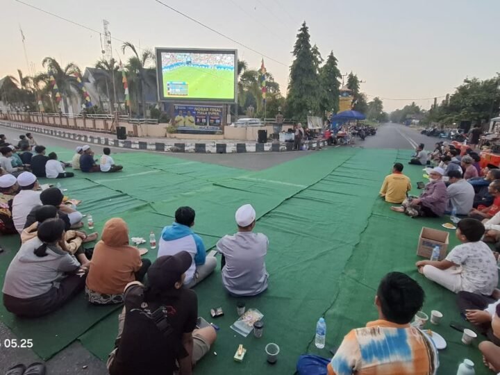 Pemkab Pulang Pisau Gelar Nobar Piala Dunia 2026, Warga Antusias Saksikan Inggris Vs Prancis