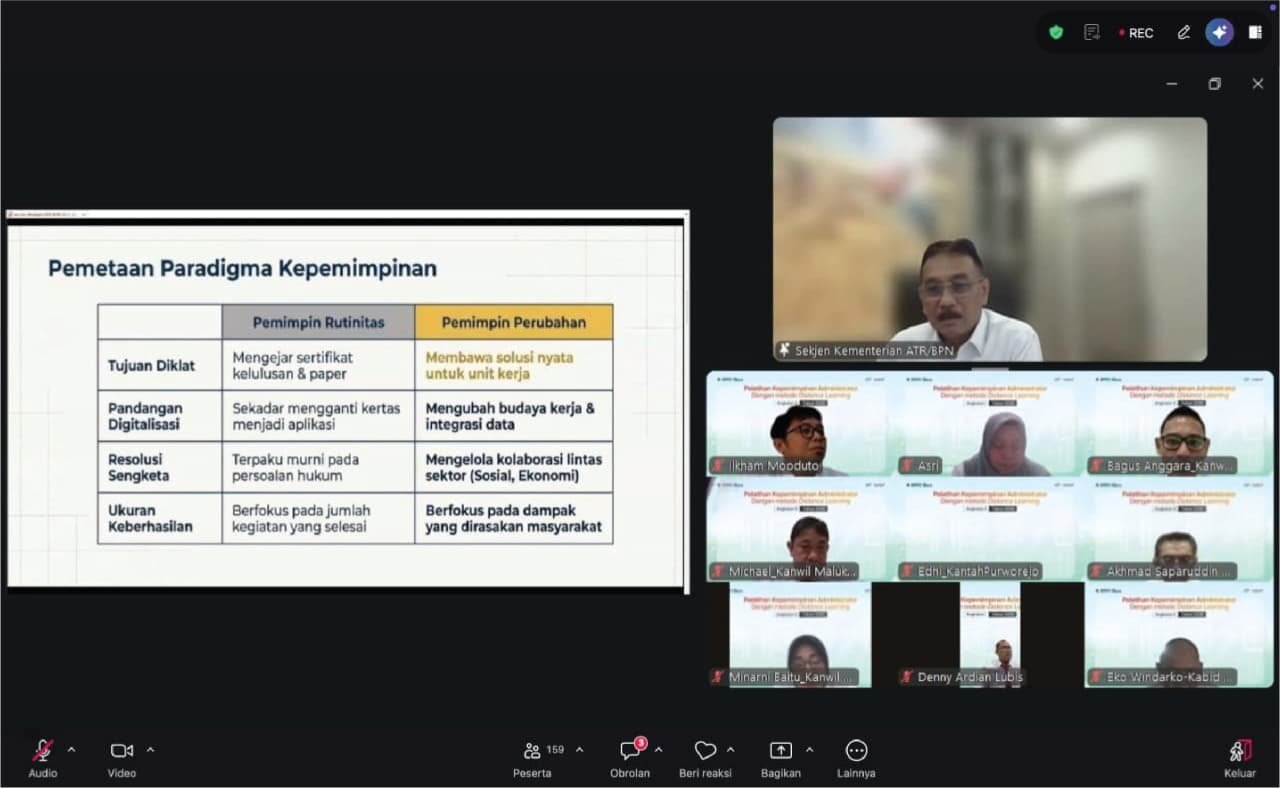 Sekjen ATR/BPN Dorong Pejabat Administrator Tinggalkan Pola Kerja Rutin