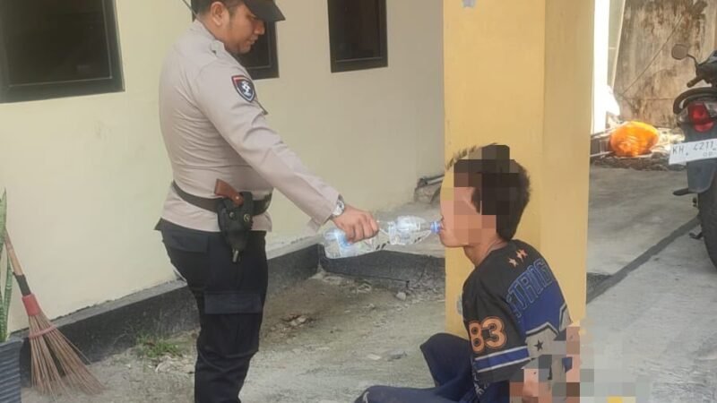 Respon Cepat Layanan 110, ODGJ Bawa Senjata Tajam Diamankan