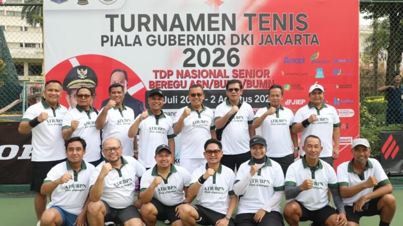 Bukan Sekadar Adu Jago, ATR/BPN Perkuat Sinergi Lewat Turnamen Tenis Gubernur DKI