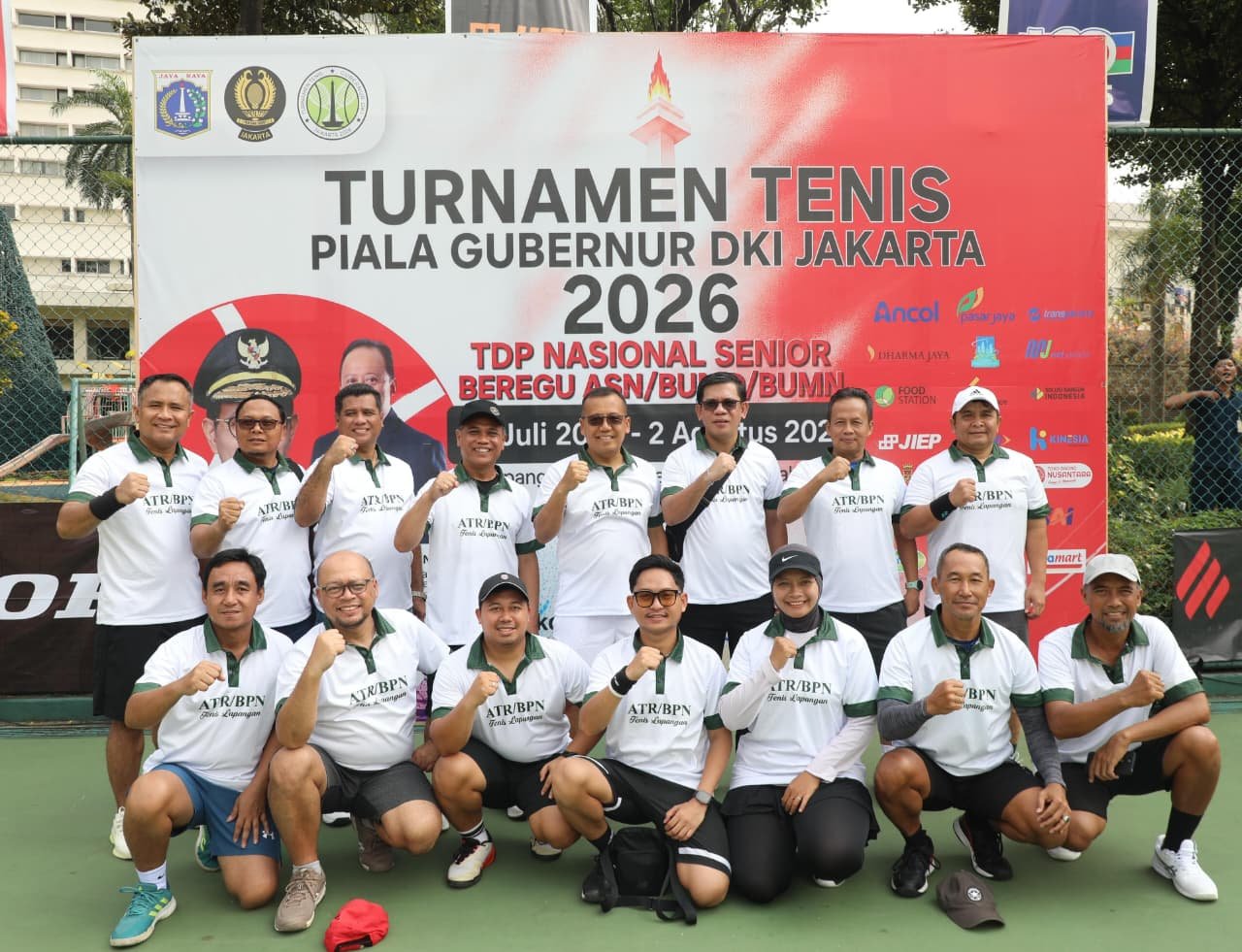 Bukan Sekadar Adu Jago, ATR/BPN Perkuat Sinergi Lewat Turnamen Tenis Gubernur DKI