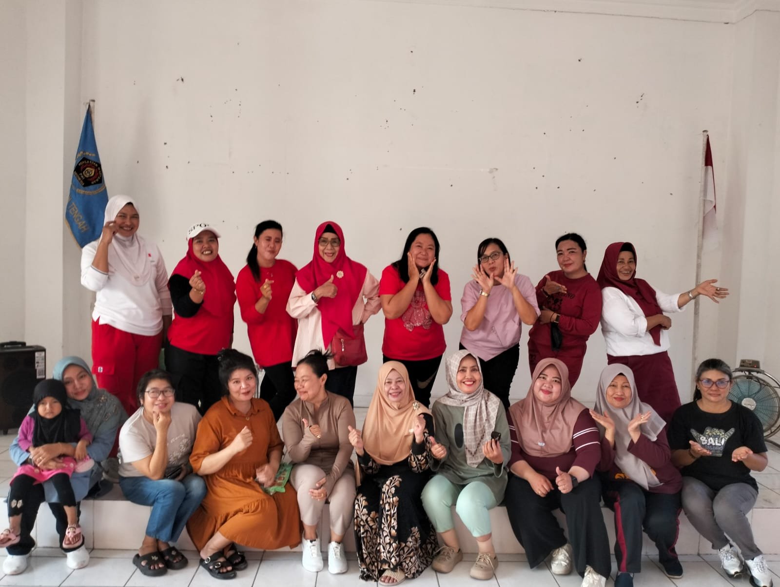 Sambut HUT ke-81 RI, IKWI Kalteng Gerakkan Gaya Hidup Sehat Lewat Senam Bersama