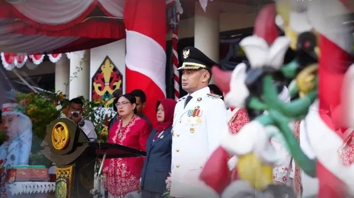 Pimpin Upacara HUT ke-81 RI, Wali Kota Fairid Ajak Isi Kemerdekaan dengan Karya Nyata