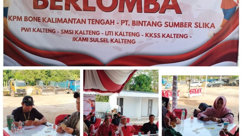 Di Balik Lomba Domino, Jurnalis dan Mitra SMSI Kalteng Rajut Kebersamaan