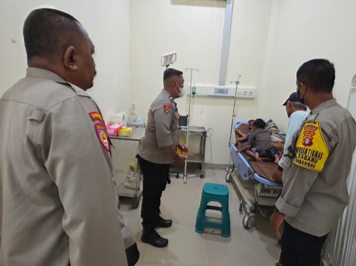 Diduga Korban Tabrak Lari, Polsek Sabangau Evakuasi ke RSUD