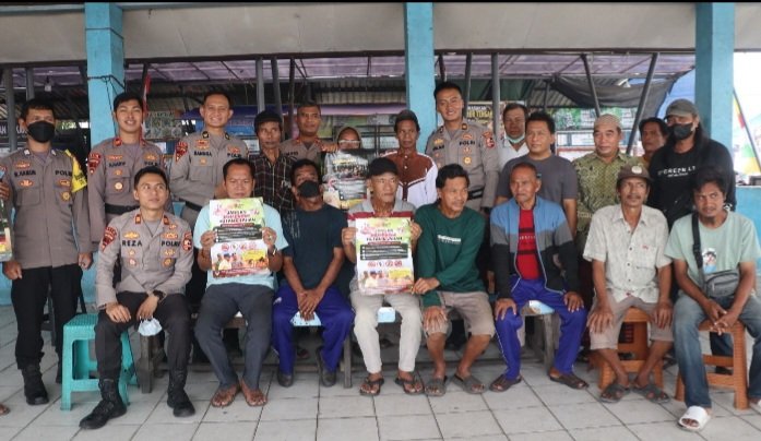 BKO Lemdiklat Polri Gelar Edukasi Penanggulangan Karhutla di Pelabuhan Rambang