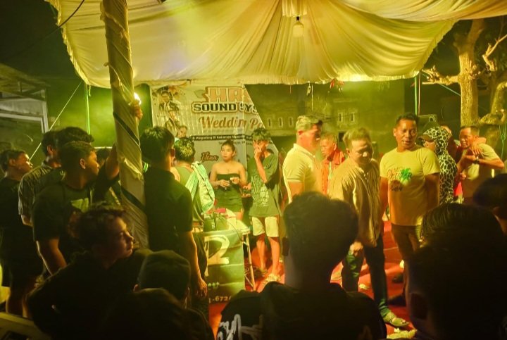 Tindaklanjuti Laporan 110, Polsek Sabangau Hentikan Musik DJ